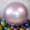 36-Zoll metallisch rosa runder Latexballon für Partydekoration und Event-Atmosphäre. - 36 Zoll / Rosa