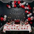 Halloween Party Ballon Dekoration Bogen Set mit gruseliger Girlande und Kuchen Requisiten - Halloween Set 21677