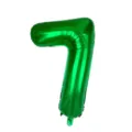 Green number 7 foil balloon 32 inch for birthday party wedding celebration decor backdrop - Number 7 / Green