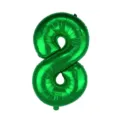 Green number 8 foil balloon for birthday party wedding decoration 32 inch helium balloon - Number 8 / Green