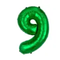 Green Number 9 Foil Balloon for Birthday Party Wedding Celebration Decoration 32 Inch - Number 9 / Green