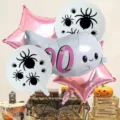 5-piece Halloween balloon set, scary spider ghost foil balloons for party decor! - Halloween 5-Piece Set 16453