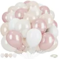 Rosa und weisses Ballongirlande Set fur Geburtstag Party Dekorationen und Babyparty Taufe. - Rosa Weiß Ballonstrauß