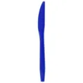 Blue disposable plastic cake knife for party tableware wedding birthday celebration single item variant - Knife / Dark Blue