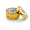 Rotoli di nastro per palloncini laser dorato, accessorio decorativo per feste e imballaggi. - 5mm*10m / Oro Laser