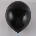 Palloncino in lattice opaco nero da 10 pollici per decorazioni di feste di nozze ed eventi. - Nero