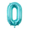 Palloncino Mylar Alluminio Numero 0 Blu 32 Pollici Decorazione Festa Compleanno US - Number 0