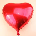 Red heart foil balloon 18 inch for wedding party romantic decoration helium air - Heart / 18 Inch / Red