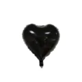 18 inch black heart foil balloon for party decoration, wedding, Valentine's day inflatable. - Heart / 18 Inch / Black
