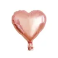 18 Inch Rose Gold Heart Foil Balloon for Wedding Valentine Day Party Event Scene Decoration - Heart / 18 Inch / Rose Gold