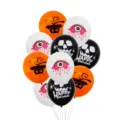 Σετ μπαλόνια Halloween 12 ιντσών λάτεξ τρομακτική νυχτερίδα κρανίο κολοκύθα πάρτι διακόσμηση - 12 Ίντσες Νέο Halloween Ματωμένο Μάτι + Μαύρο Κρανίο + Πορτοκαλί Μαύρη Νυχτερίδα Mix 50 Τεμ/Πακέτο