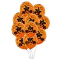 Halloween portokali latex mpalonia kolokytha kapelo magissa diakosmisi parti 12inch - Στρογγυλό Τυπωμένο 12 Ίντσες 2.8g Πορτοκαλί Κολοκύθα Μπαλόνι 50 Τεμ/Πακέτο