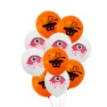 Μπαλόνια λάτεξ Halloween 12 ίντσες πορτοκαλί νυχτερίδα και ματωμένο μάτι διακόσμηση - 12 Ίντσες Νέο Halloween Ματωμένο Μάτι + Πορτοκαλί Μαύρη Νυχτερίδα Mix 50 Τεμ/Πακέτο