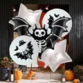 Halloween set mpallonion 5 temachia me skeletos nykteridas gia to halloween party - Σετ 5 Τεμαχίων Halloween 16442