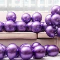 Globos de látex morado metálico para fiestas de bodas y decoración romántica. - Púrpura