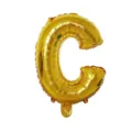 Palloncino mylar lettera C oro, palloncino elio metallico 32 pollici per festa matrimonio. - Lettera C / Oro