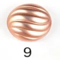 Roségoud magnetische broche sluiting, spiraal koepel legering sjaal clip hijab accessoire - 9# Mat Rosé Goud