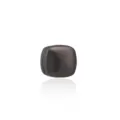 Square magnetic silk scarf clip, dark metal finish, trace-free hijab fastener for daily use. - 10# Matte Black
