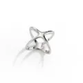 Anello per sciarpa in metallo argento elegante fibbia per scialle accessorio geometrico moda - 2# argento