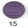 Paarse ovale magnetische hijab clip sjaal omslagdoek sterke magneet sluiting accessoire nummer 15 - 15#