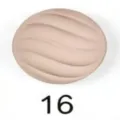 Beige ronde magnetische hijab sjaal speld metalen sluiting sterke magneet model 16 - 16#