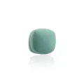 Square magnetic scarf clip, green minimalist magnetic hijab buckle for delicate fabrics. - 21#