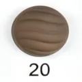Bruine magnetische sjaalknop met golvend patroon variant 20, stijlvol hijab accessoire. - 20#