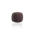 Square magnetic hijab clip, brown scarf magnet fastener, seamless fabric-friendly pin - 24#