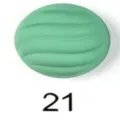 Groene magnetische hijab speld sjaal magneet elegant golvend ontwerp veilig kleding accessoire - 21#