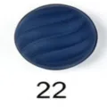 Sterke magnetische sjaalspeld hijab gesp stijlvol donkerblauw golvend patroon accessoire. - 22#