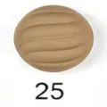 Bruine magnetische knopsluiting voor sjaals en omslagdoeken, golfpatroon variant 25. - 25#