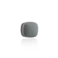 Square magnetic hijab clip in grey finish, secure fastener for scarves and headscarves. - 36#