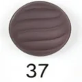 Bruine magnetische sjaalclip variant 37, stijlvolle golvende legering knop voor hoofddoeken. - 37#