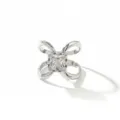 anello per sciarpa in cristallo quadrato argento minimalista elegante fibbia spilla metallo - 11# Argento