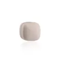 Square magnetic hijab clip, traceless silk scarf fastener, fabric-friendly beige variant. - Code 49
