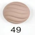 Magneet voor hijab en sjaal ovaal golvend design beige kleding accessoire model nummer 49 - Code 49