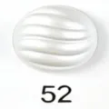 Witte magnetische knop sjaal gesp hijab clip accessoire voor dagelijks gebruik model 52 - 52# Parelmoer wit