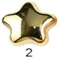 Fibbia Magnetica Stella Dorata A Cinque Punte Clip Sciarpa Accessorio Metallico Variante - 2# Oro