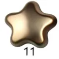 Bronze star magnetic brooch clip, minimalist metal scarf buckle variant 11 fashion accessory. - 11# Matte Light Coffee