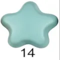 Magnetic star scarf clip variant, cute green aesthetic brooch accessory for daily wear style - 14#