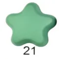 Green star magnetic buckle for scarf, shawl, hijab, and fashion accessories variant 21. - 21#