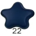 Dark blue star magnetic scarf clip, seamless brooch buckle for shawl and winter scarf. - 22#