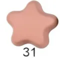 Pink star shaped magnetic scarf buckle variant 31, elegant seamless fashion accessory. - Code 31