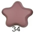 Star shaped magnetic scarf buckle brooch clip for shawl wrap hijab apparel accessory - 34#