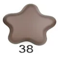 Strong magnetic five-pointed star scarf buckle accessory variant thirty-eight brown - 38#