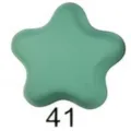 Matte green star magnetic scarf buckle pin hijab accessory variant item display code 41. - 41#