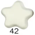White five-pointed star magnetic buckle variant 42, seamless scarf accessory snap tool. - 42# Off-White