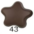 Star magnetic scarf buckle brown variant 43 stylish accessory for women shawls - 43#