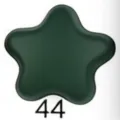 Dark green five-pointed star magnetic scarf clip, strong magnet shawl accessory 44 - 44#