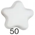 White star magnetic scarf buckle and shawl clip, seamless accessory for women daily wear. - 50# White